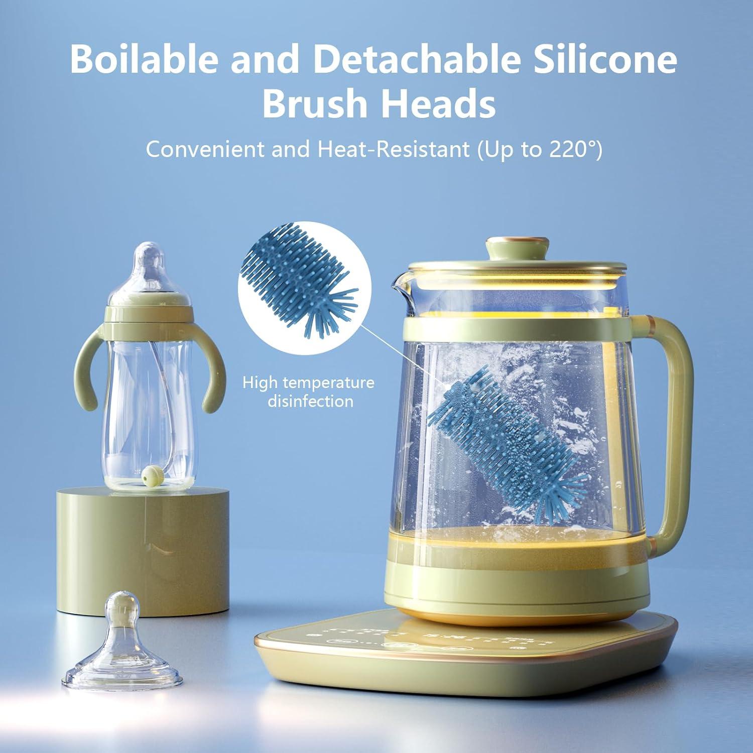 Kit de Cepillos de Limpieza GUARDIX 5 en 1 - Silicona Grado Alimenticio