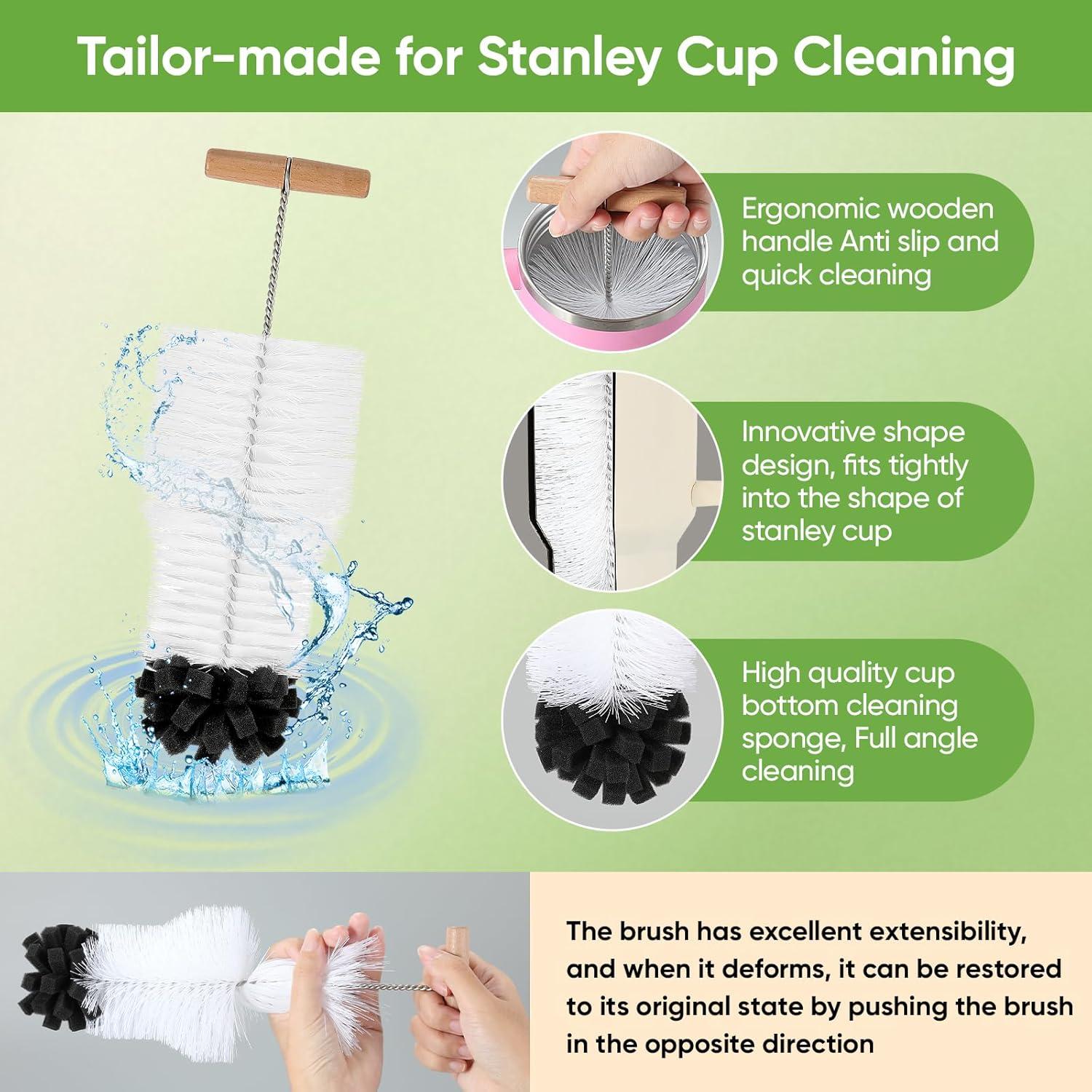 Juego de cepillos de limpieza de botellas TUNIKO 3 en 1