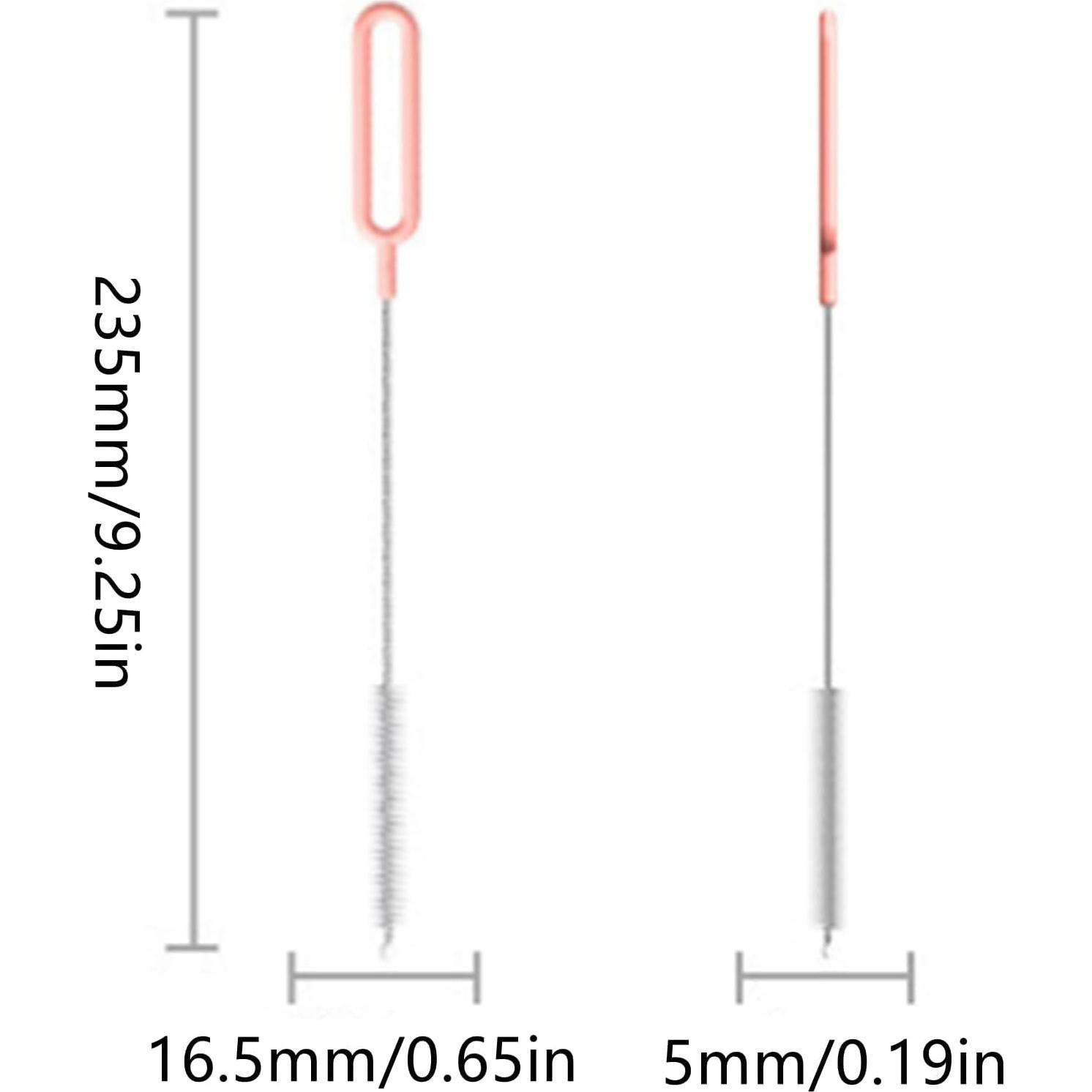 Juego de 4 cepillos limpiadores Suwzuqn para pajitas y botellas