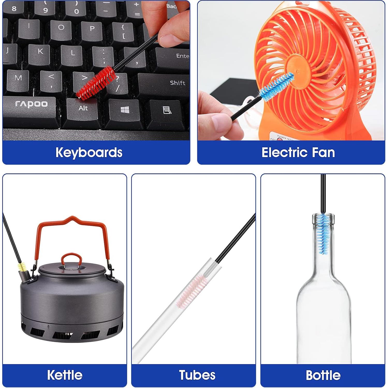 18 Cepillos de Limpieza Prasacco para Alimentadores de Colibrí