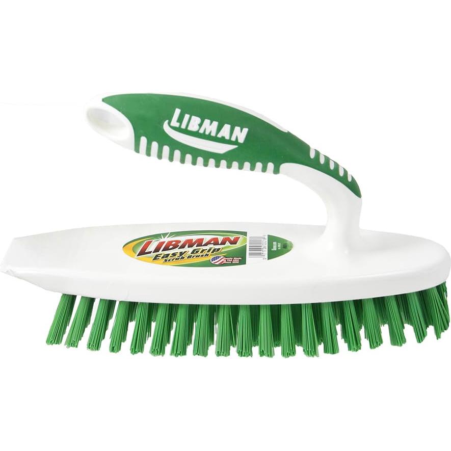 Cepillo de Fregar Libman Easy Grip con Raspador 20.3 cm