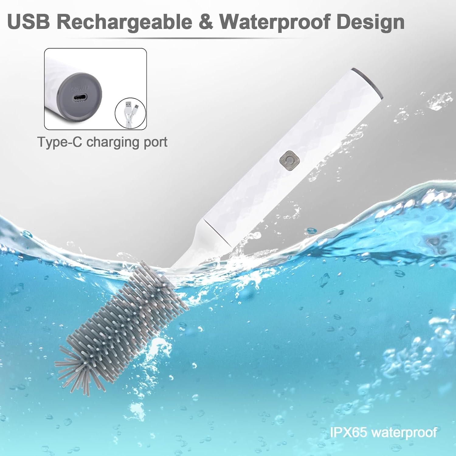 Cepillo Eléctrico para Biberones Biqin Blanco 1500mAh IPX65