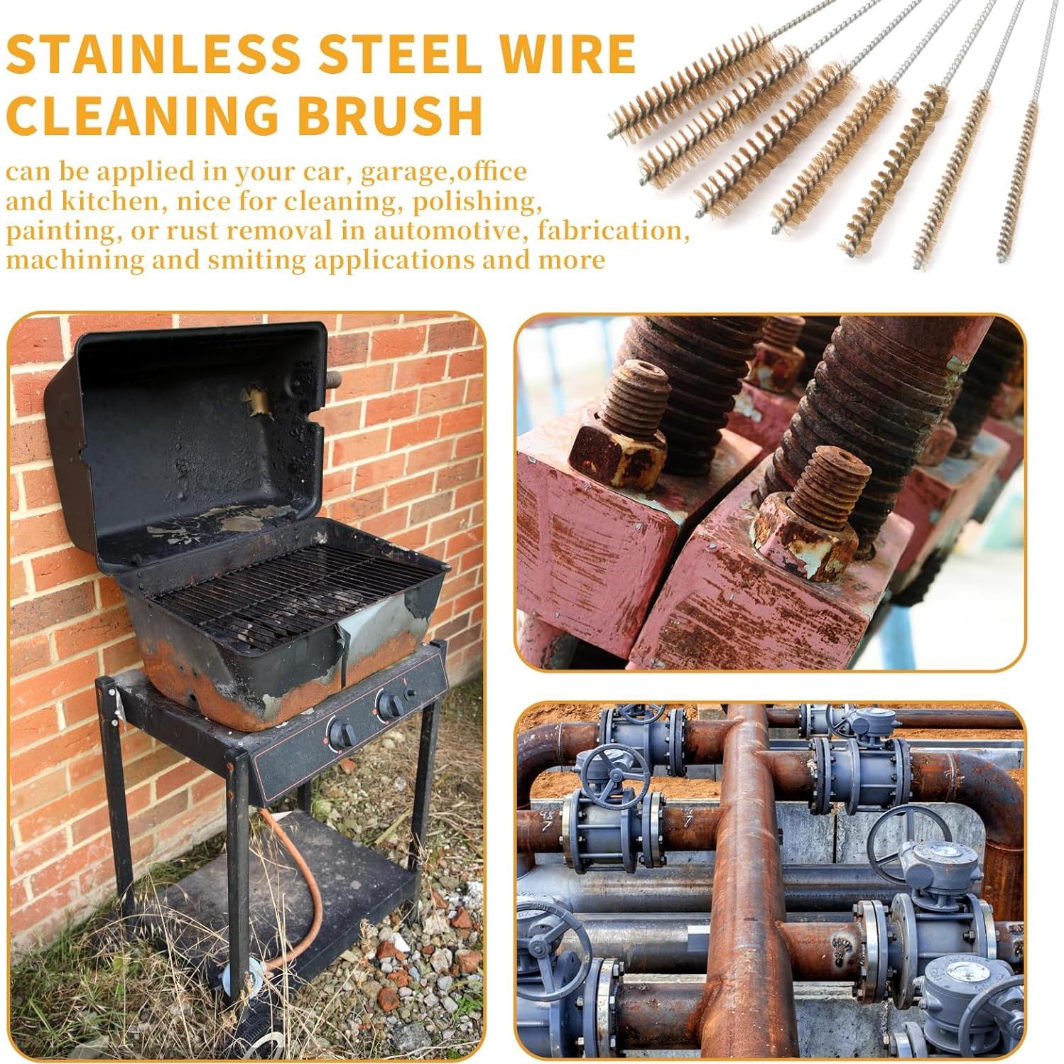 Kit de Cepillos de Tubo 7pcs Pretwad - Acero Inoxidable 27.94cm