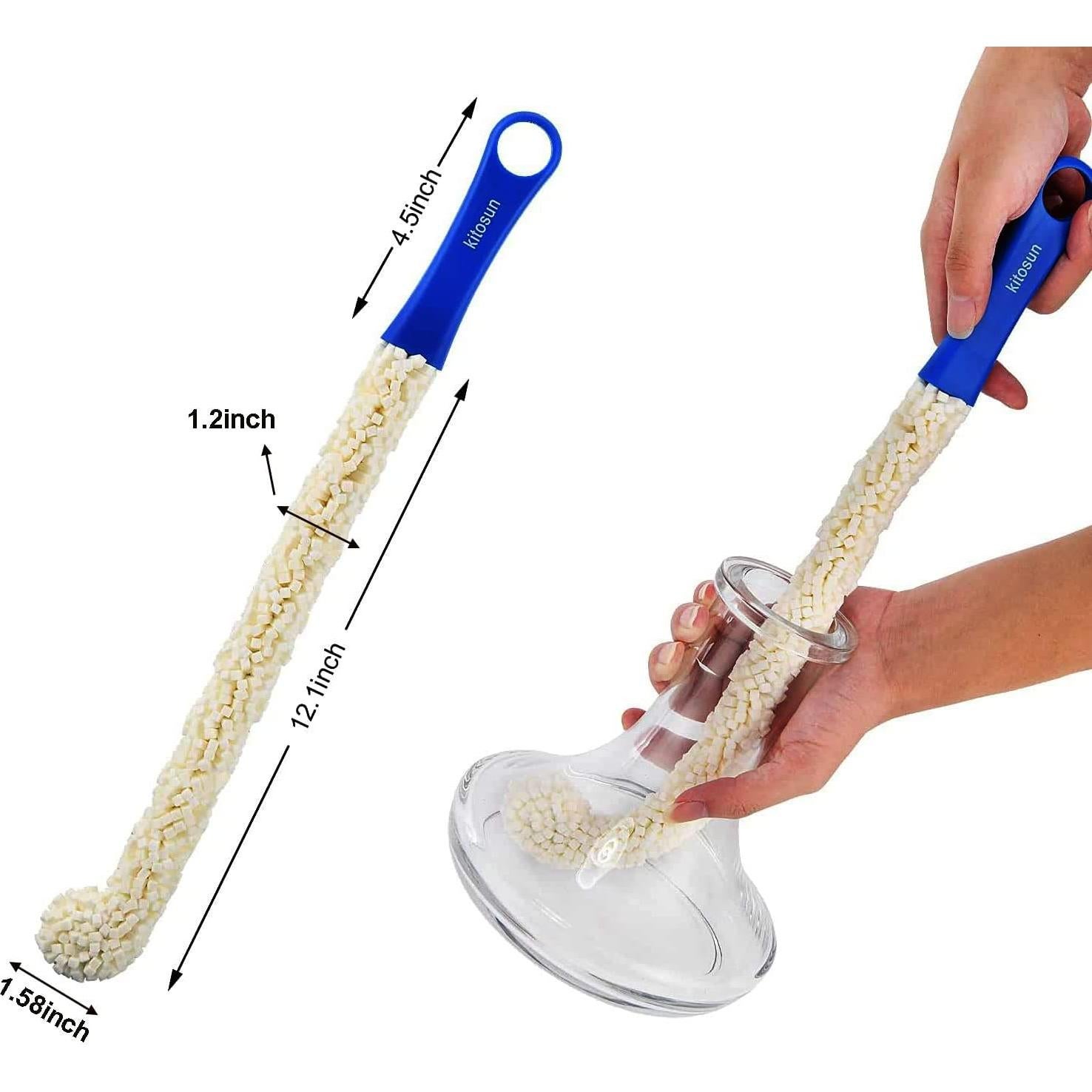 Juego de 2 cepillos de limpieza Mata Leon para botellas 43 cm