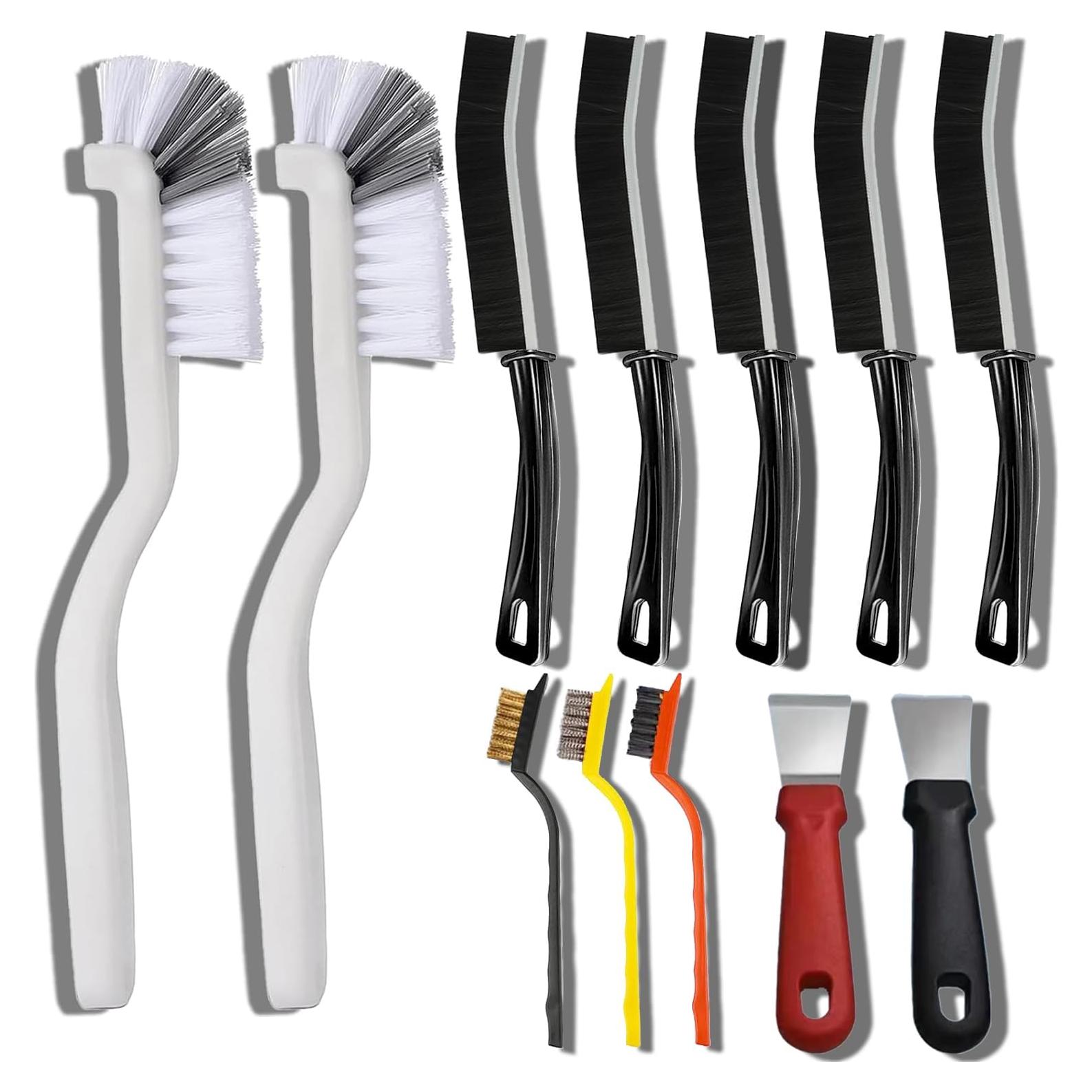 Juego de 12 cepillos de limpieza Gzfatyong para rincones