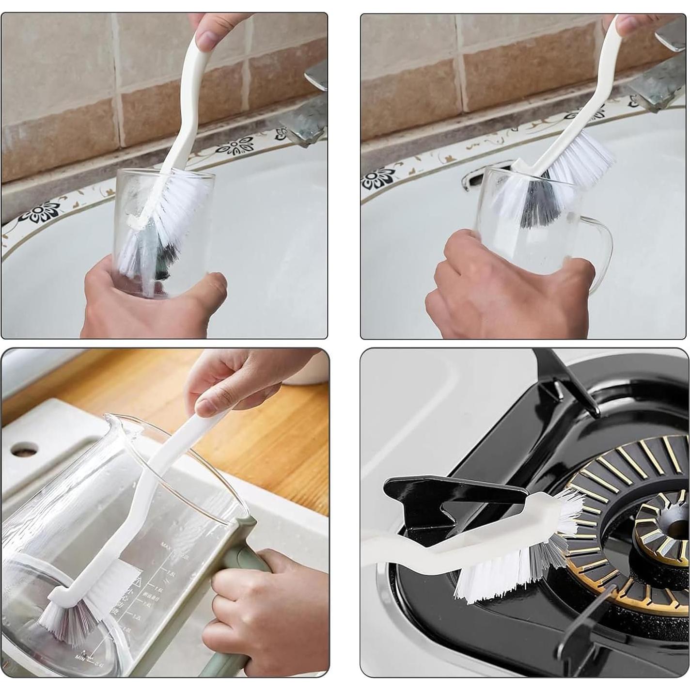 Juego de 12 cepillos de limpieza Gzfatyong para rincones
