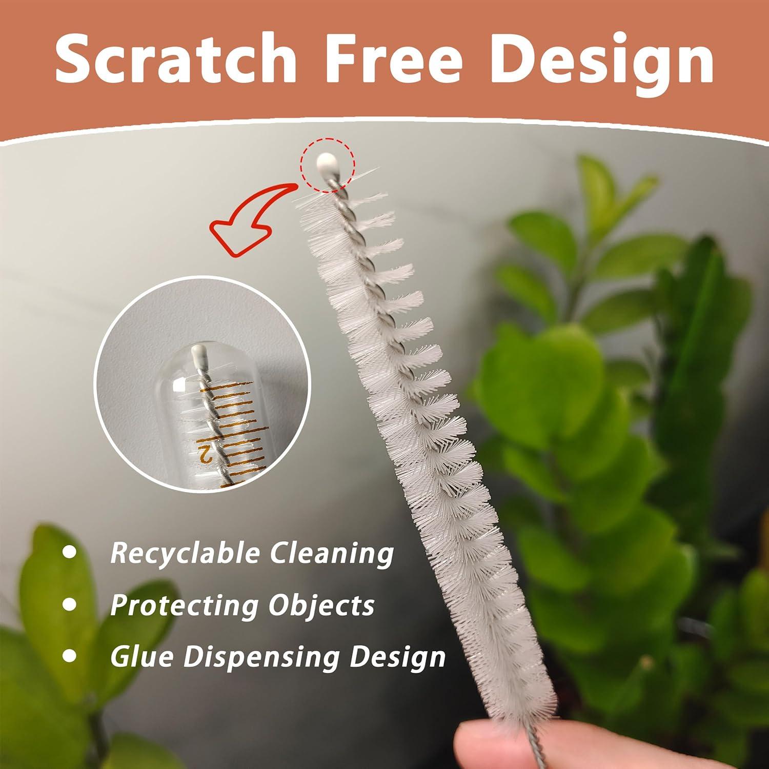 Juego de 2 Cepillos Limpiadores de Popotes CIDYAUST 25.9 cm