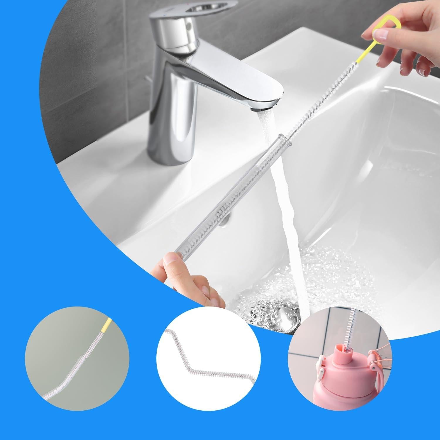 Juego de 8 cepillos limpiadores QLTUDN para popotes 30.48 cm