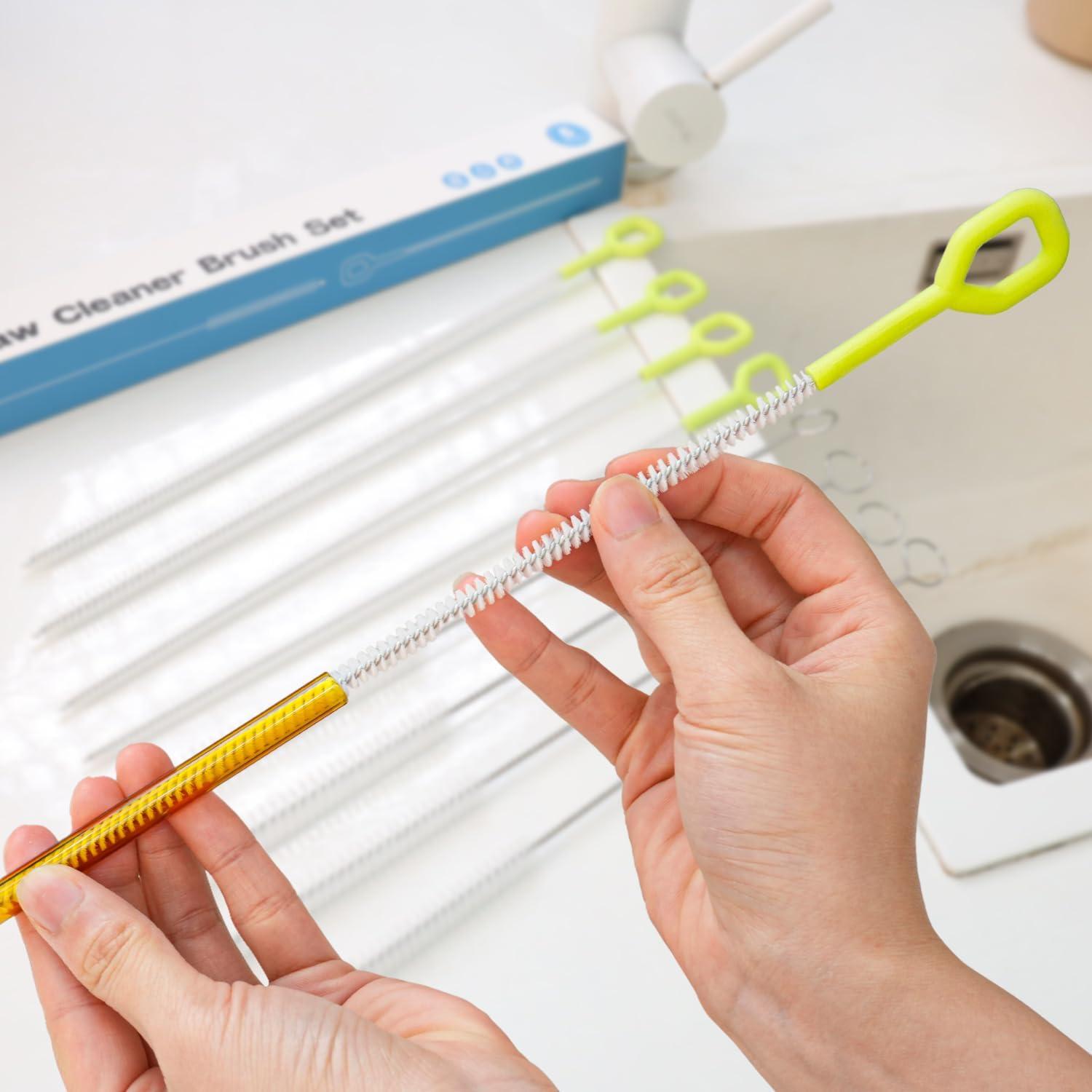 Juego de 8 cepillos limpiadores QLTUDN para popotes 30.48 cm