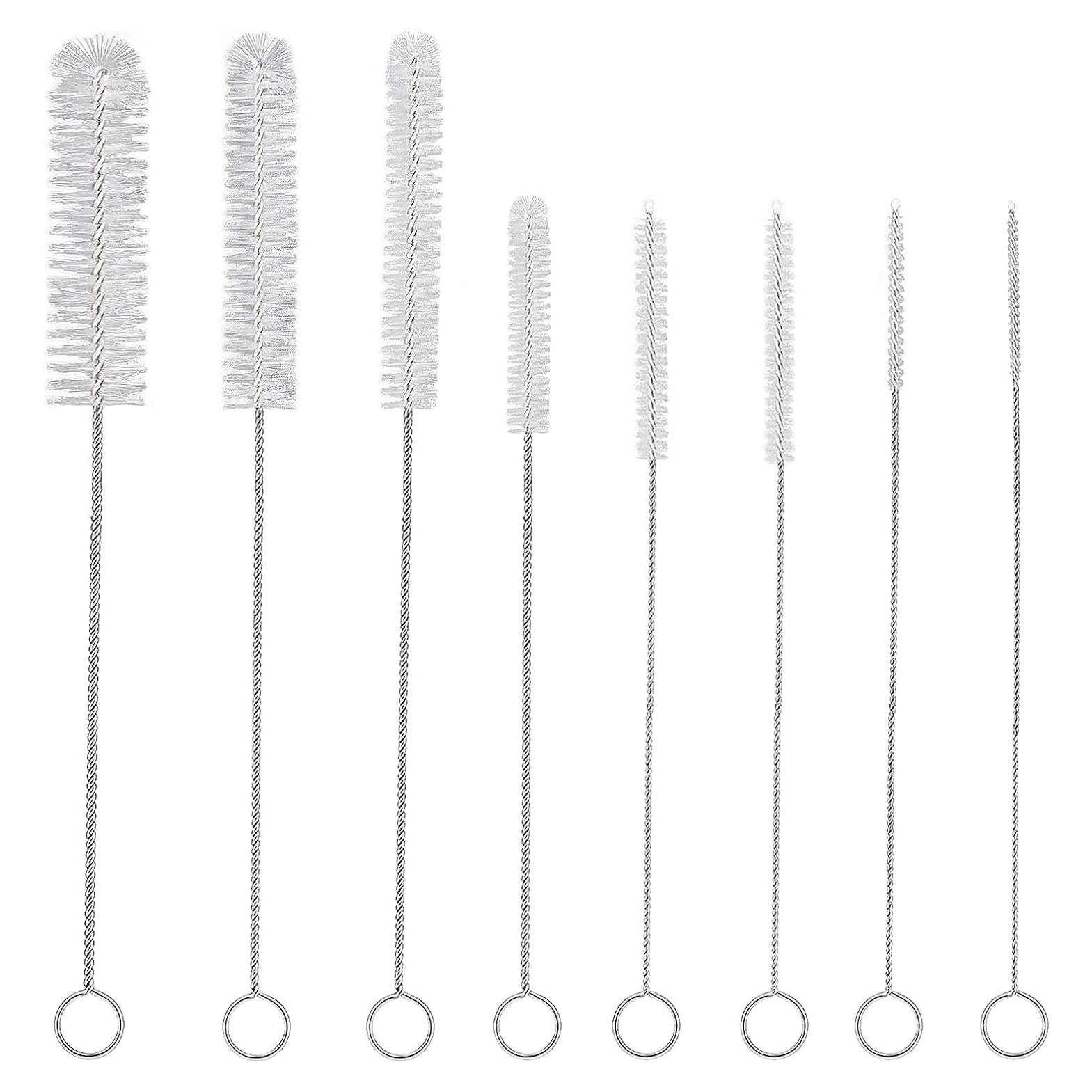 Juego de 8 cepillos limpiadores QLTUDN para pajitas y botellas