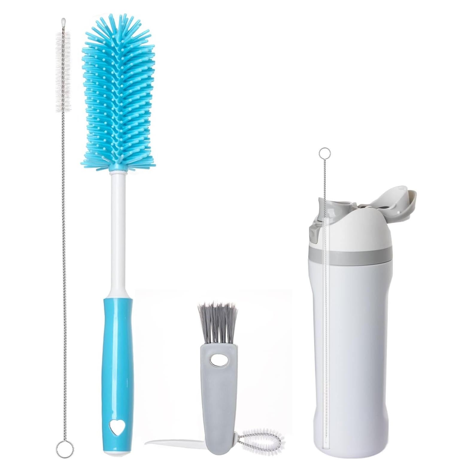 Juego de 3 cepillos limpiadores Owala - Silicona y plástico