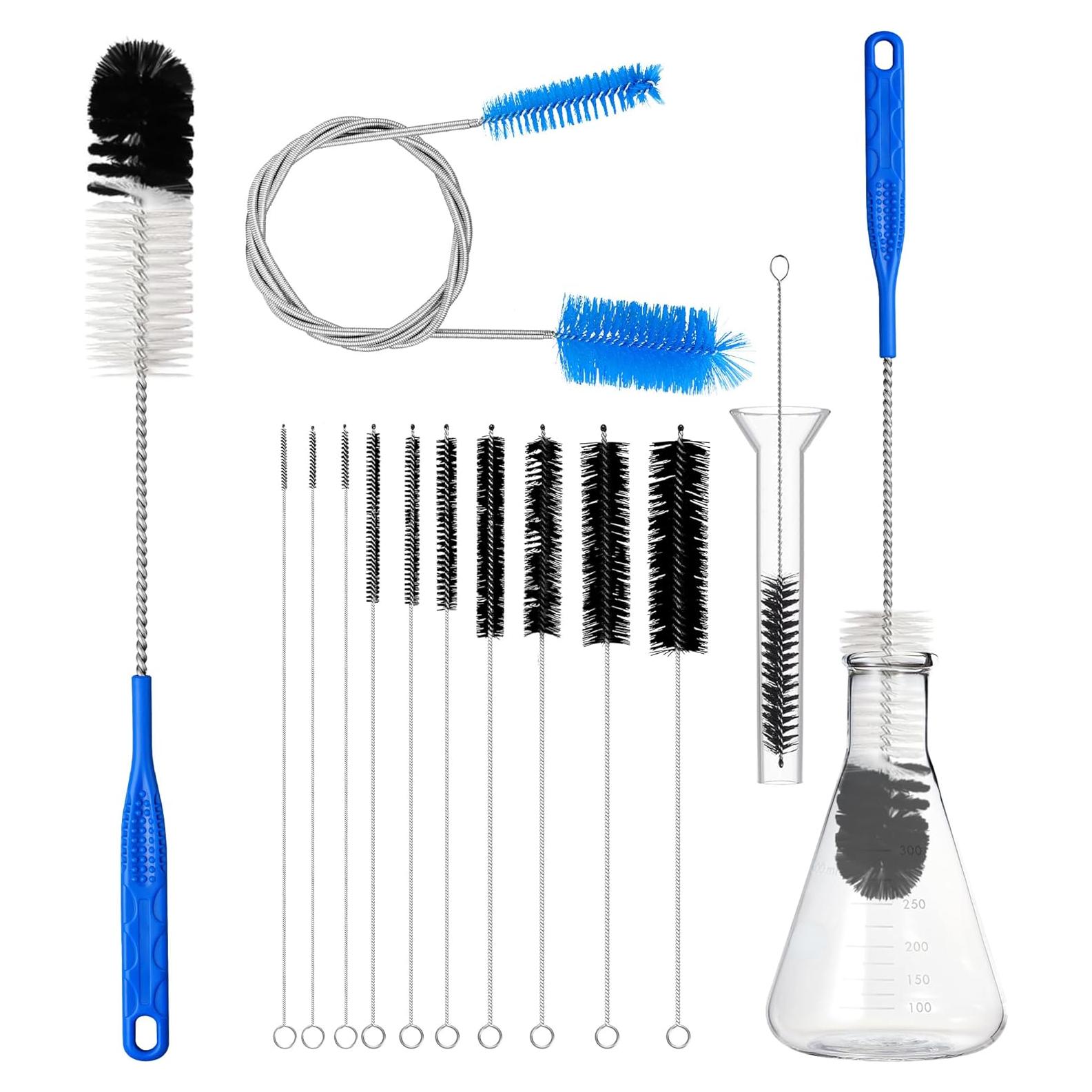 Kit de Cepillos Limpiadores de Tubos de Vidrio ETTSNU 12 Piezas