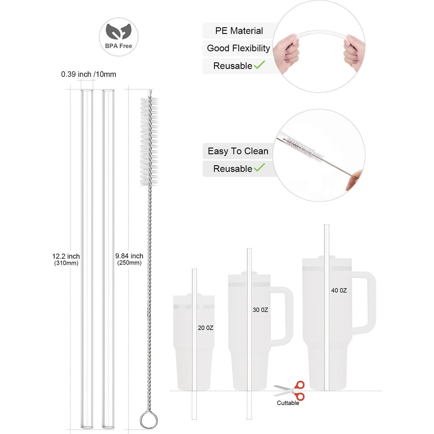 Accesorios para Taza Stanley 30/40 Oz AFKLMNE 6 Piezas