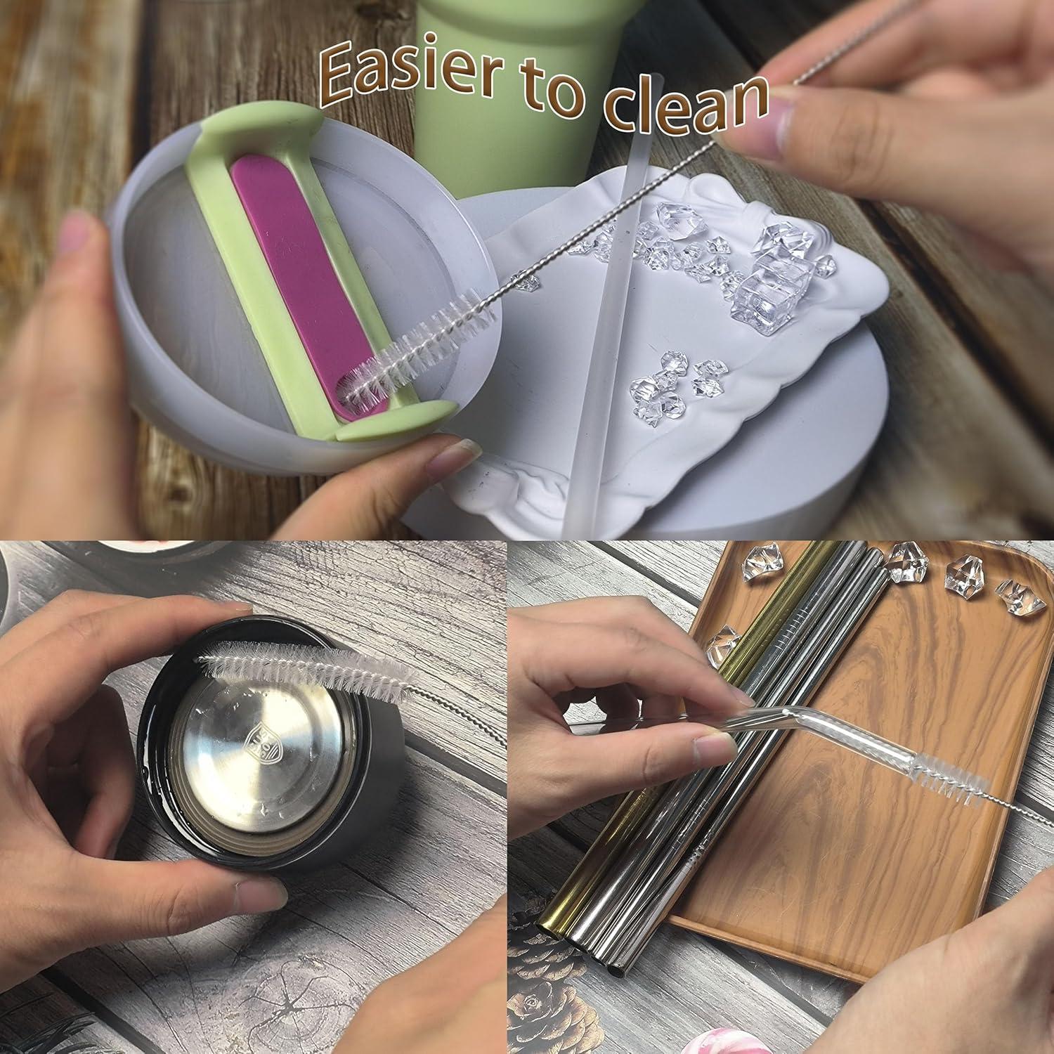 Cepillo Limpiador de Pajitas CIDYAUST 36.8 cm Acero Inoxidable