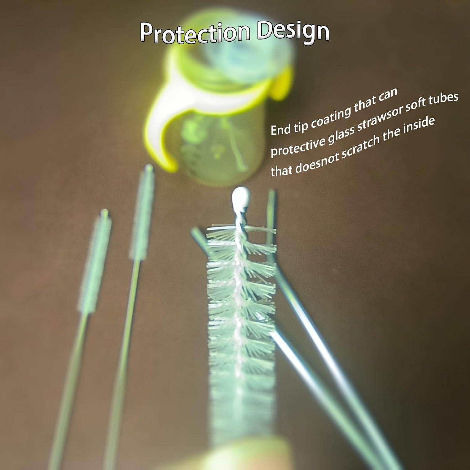 Cepillo Limpiador de Pajitas CIDYAUST 36.8 cm Acero Inoxidable