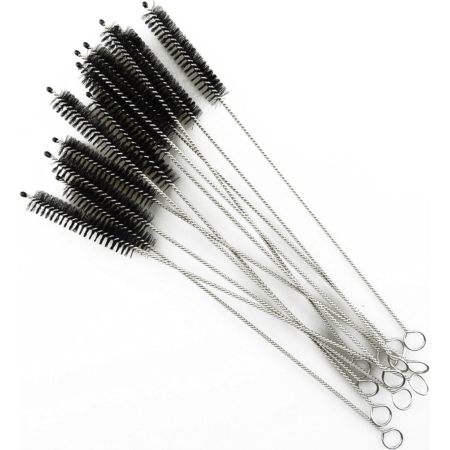 Cepillos Limpiadores de Pajitas Honbay 12PCS Nylon 10mm x 200mm