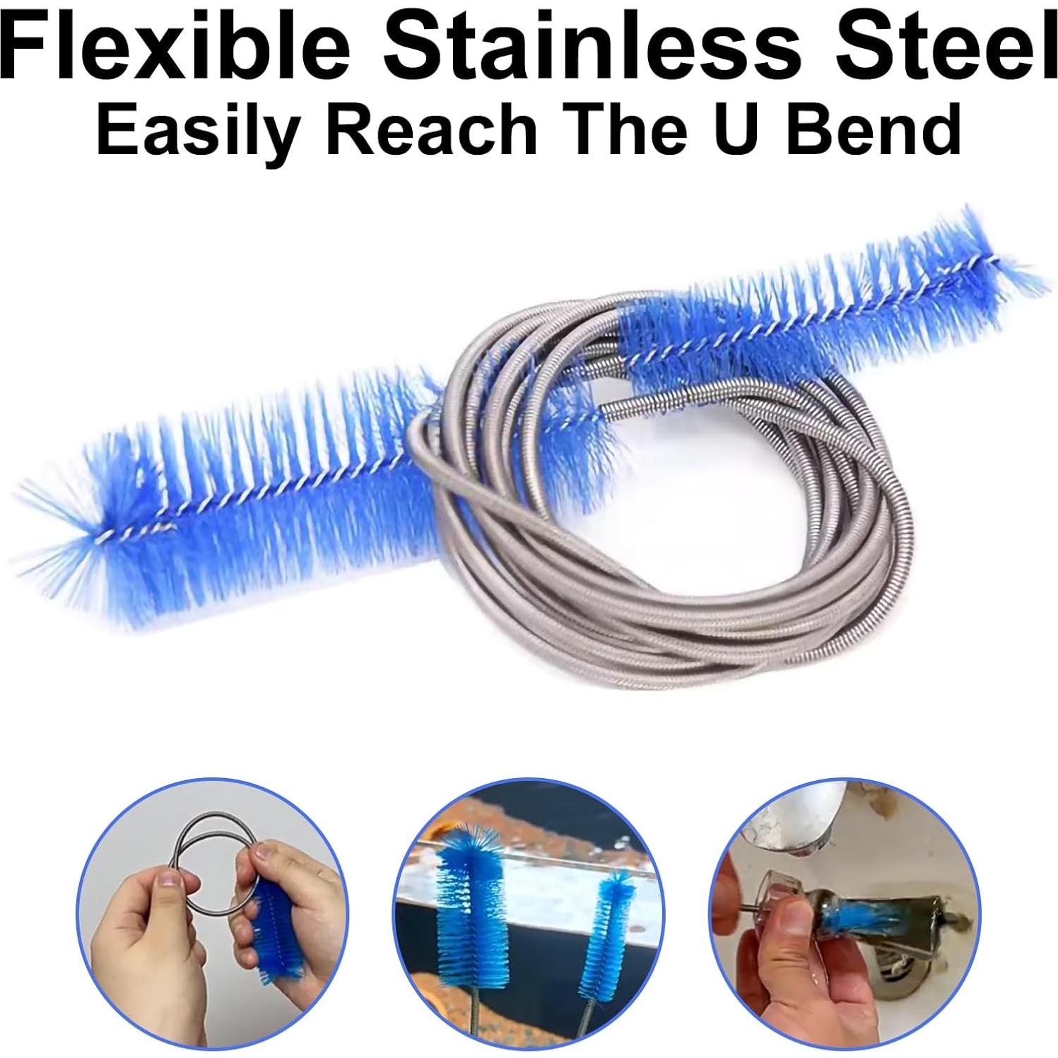 Cepillo Flexible para Drenaje AHHKZT 66" Acero Inoxidable