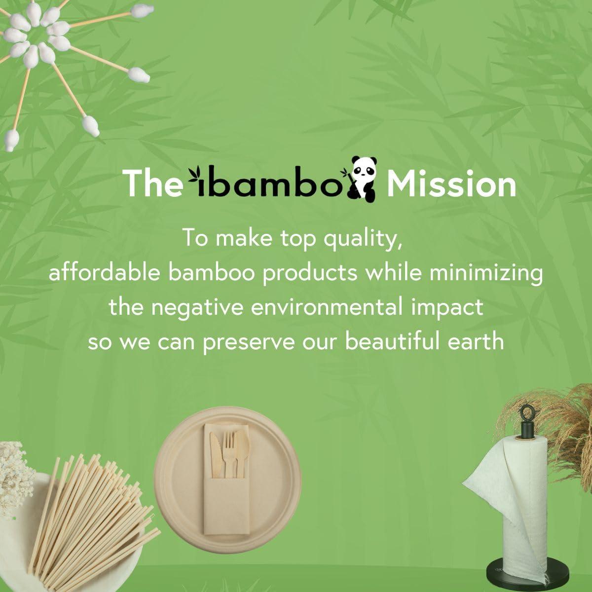 Pajitas de Bambú Jenvita 20 cm - Biodegradables y Reutilizables
