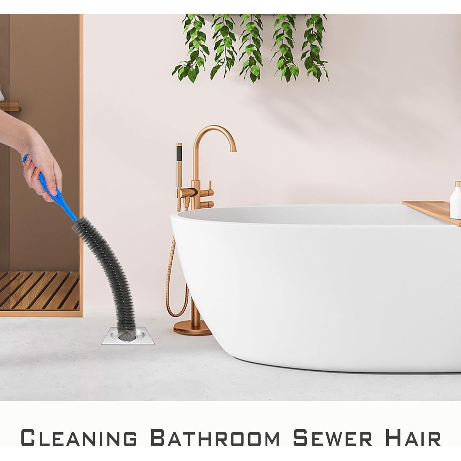 Cepillo de Limpieza de Desagües Cuitrent 32cm Acero Inoxidable