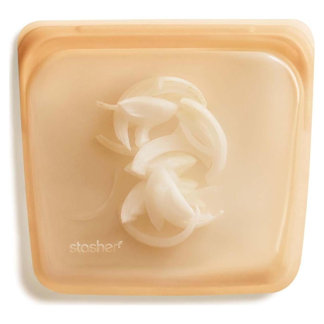 Bolsa de Almacenamiento Reutilizable Stasher Naranja 0.79 L