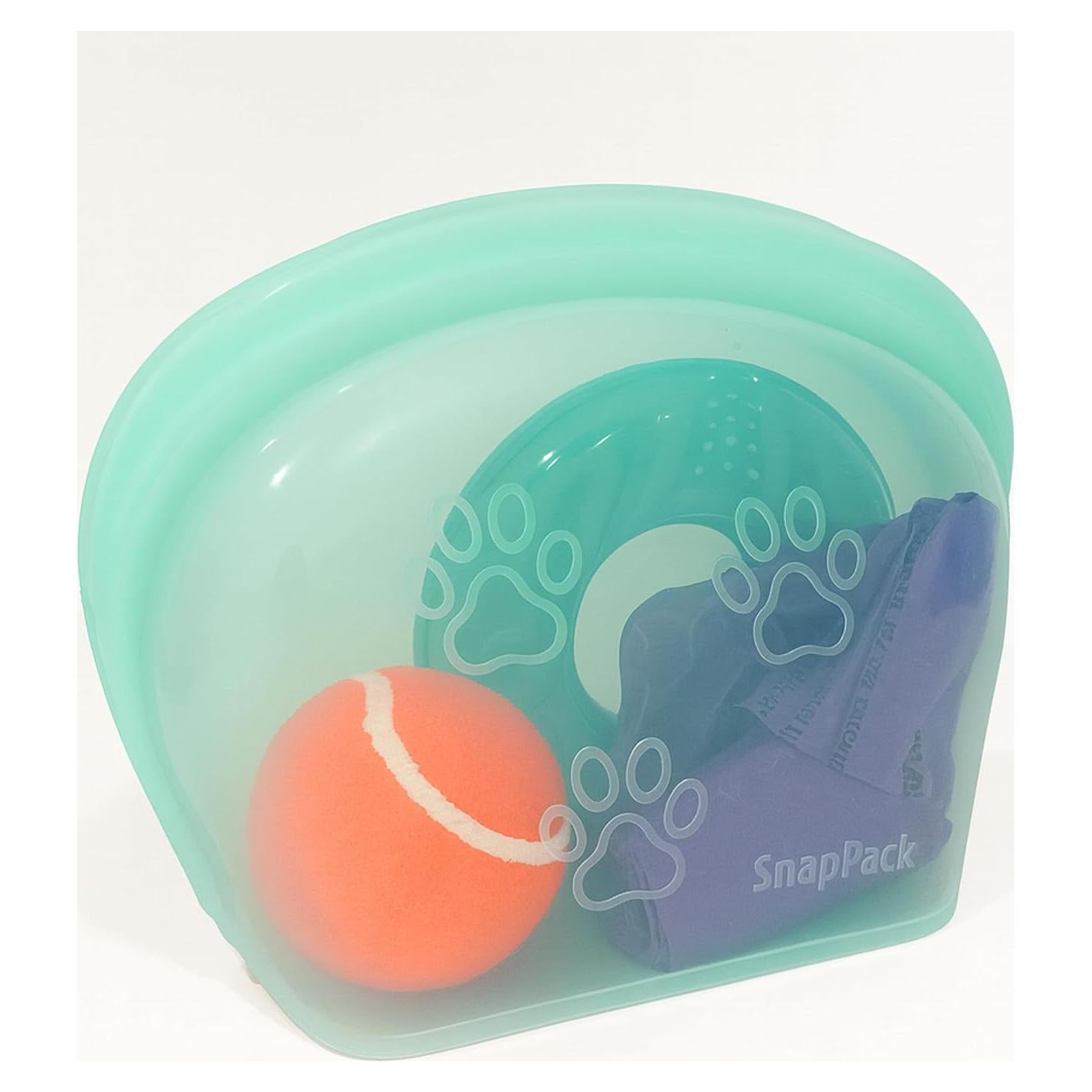 Bolsa de Silicona Reutilizable SnapPack 1000ml Verde Azulado