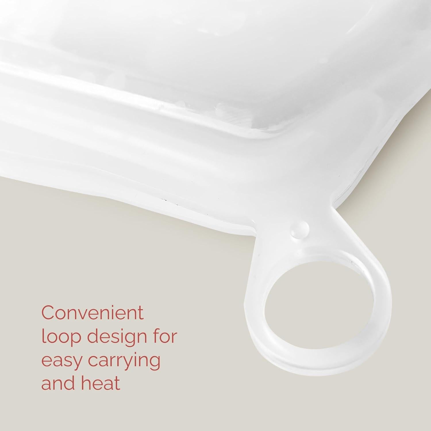 Bolsas de Silicona Reutilizables Reli. 1000ml, 2 Paquete, Transparente