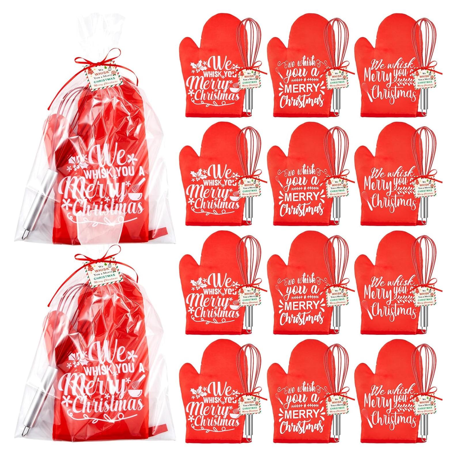 Juego de Hornear de Navidad LemonRoad 12 Piezas Rojo