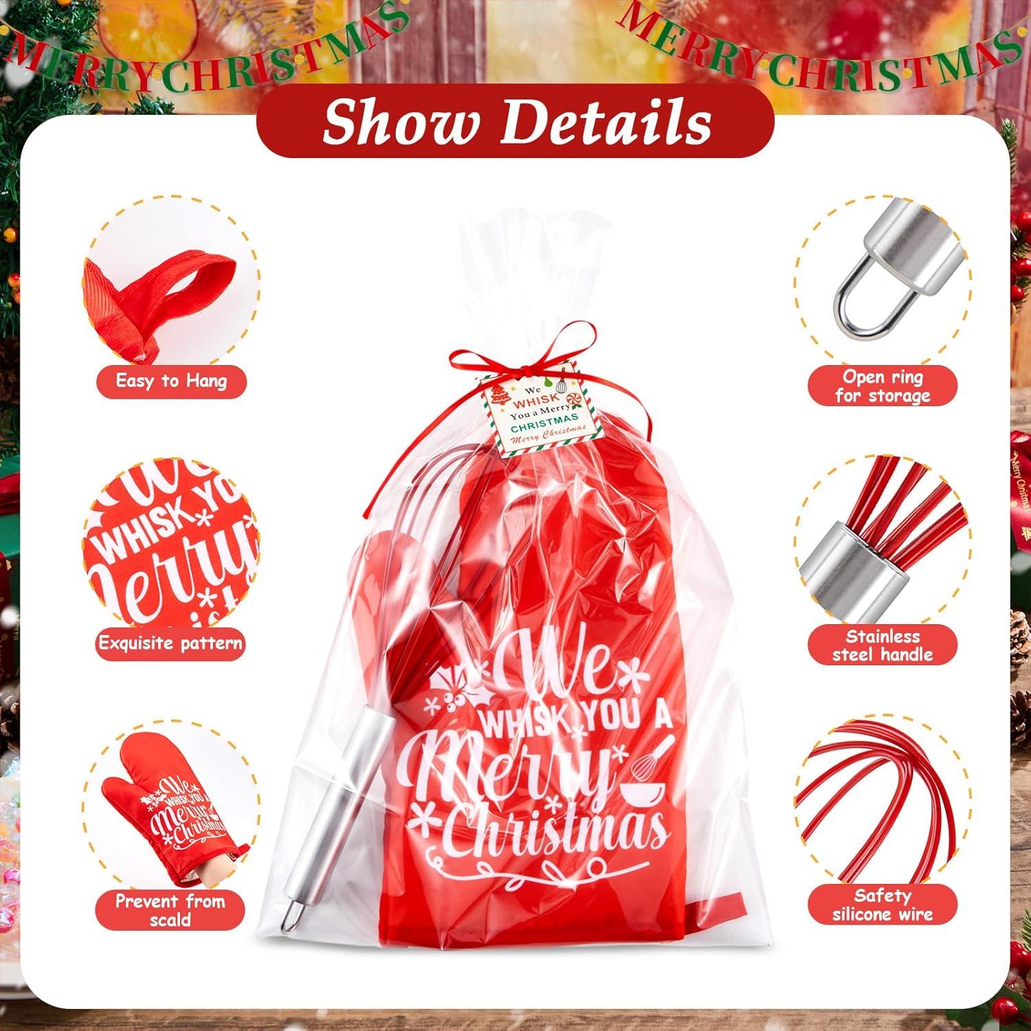 Juego de Hornear de Navidad LemonRoad 12 Piezas Rojo