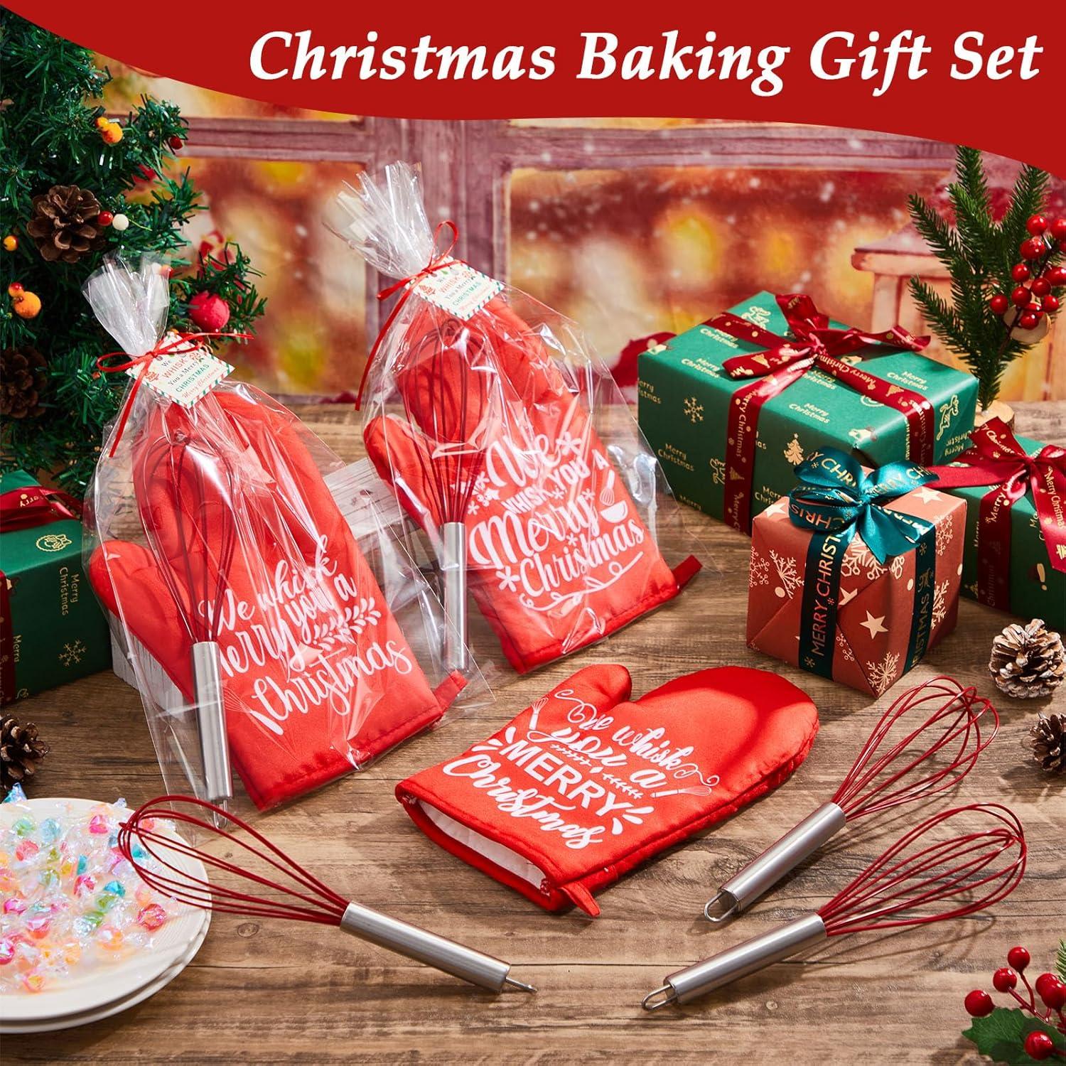 Juego de Hornear de Navidad LemonRoad 12 Piezas Rojo