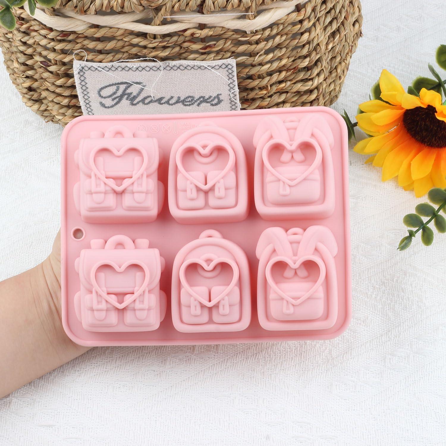 Molde de Silicona para Dulces Mochila Escolar EPYHREHM 15.9x12.9 cm