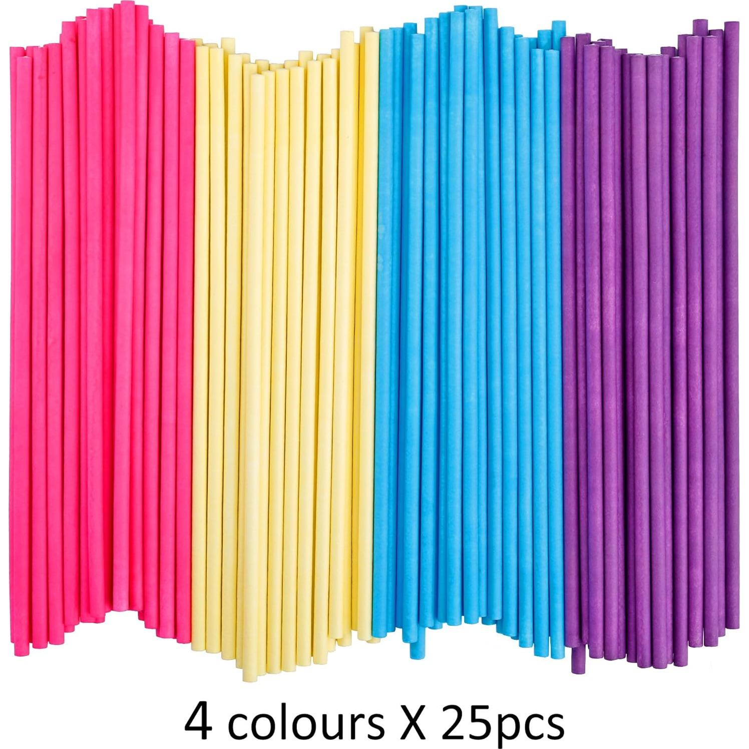 Kit 300 Pcs Cake Pops Augshy: Palitos, Bolsas y Lazos Dorados