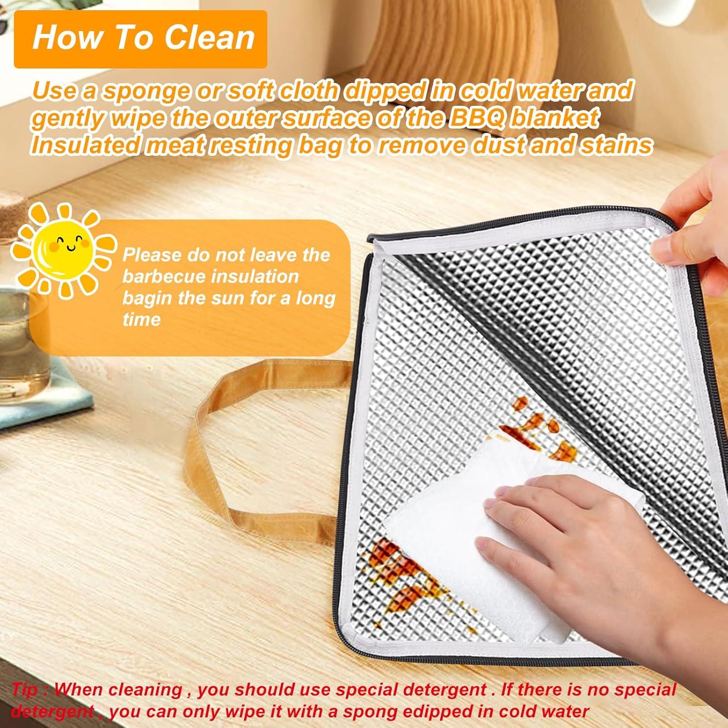 Manta BBQ Aislante Tefola con Guantes de Silicona 46.7x25.4cm