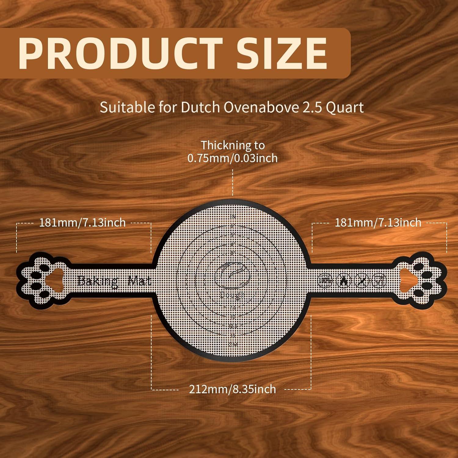 Sling de Pan de Silicona ZUICHUNYAN 2-Pack para Horno 4-7 Qt