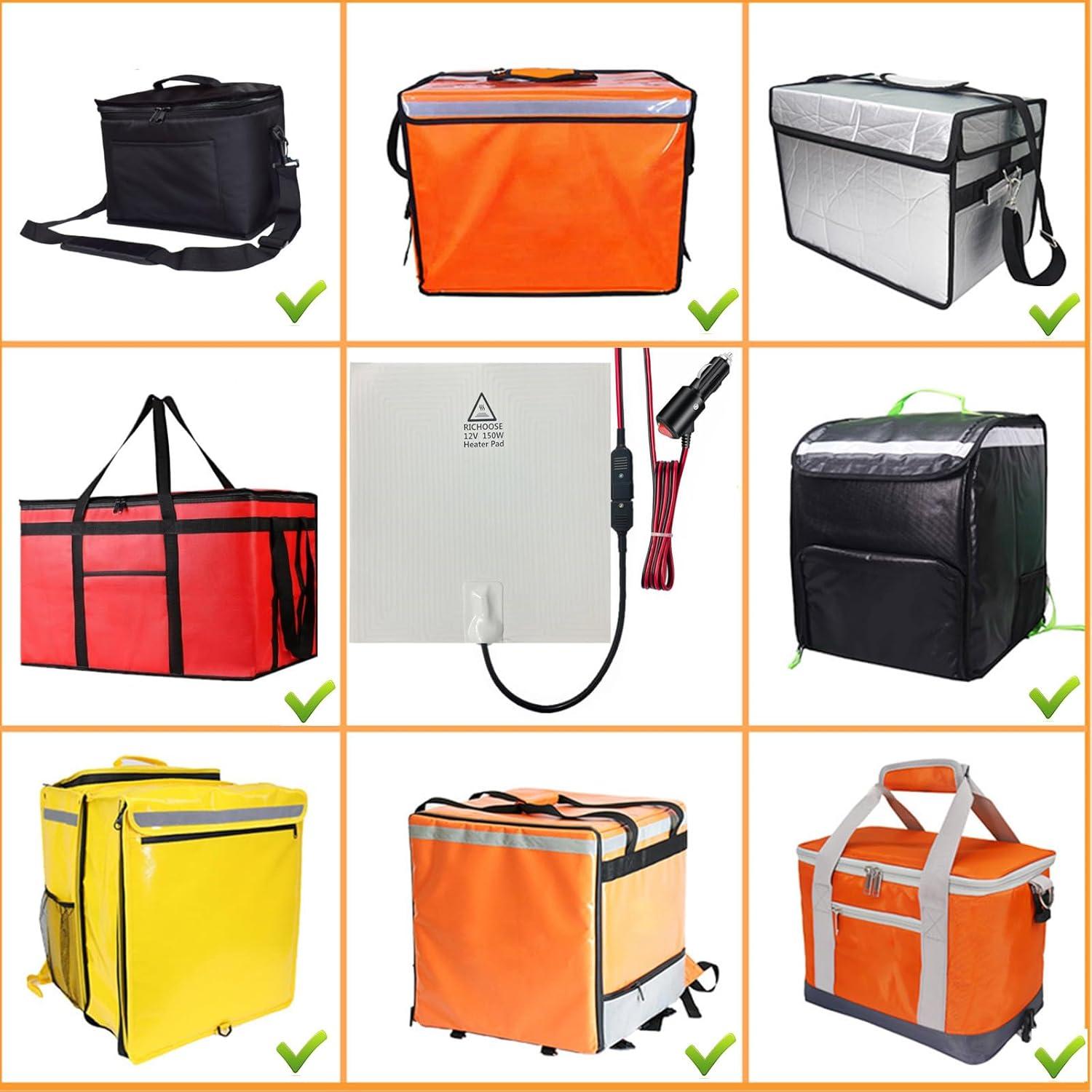 Almohadilla Térmica Eléctrica RICHOOSE 30x30 cm 12V 150W