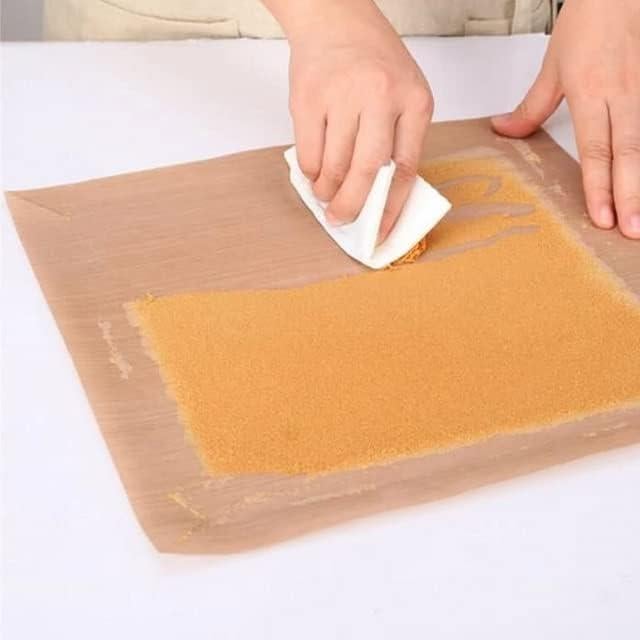 Paquete de 5 Hojas de Teflón Reutilizables 30.5x40.6 cm Akblaklsa