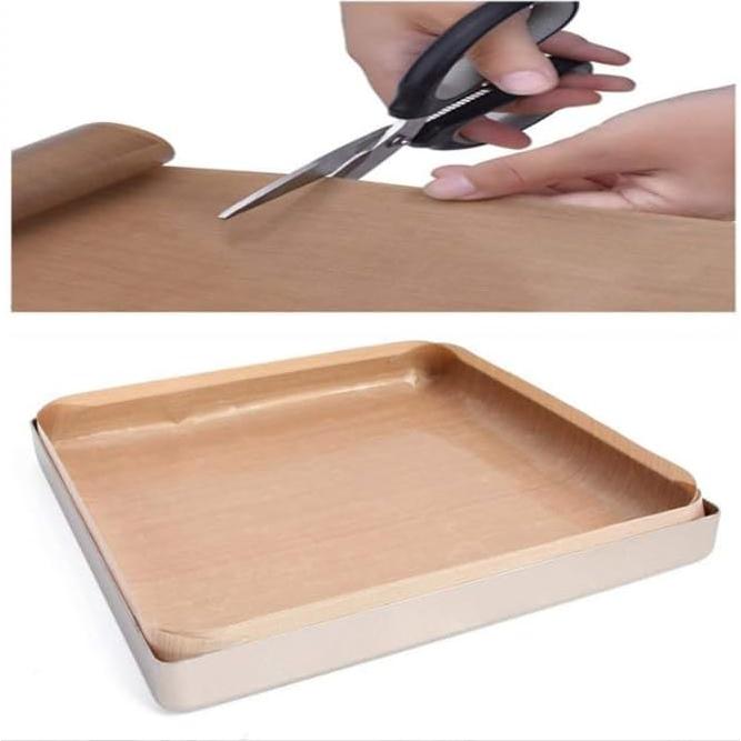 Paquete de 5 Hojas de Teflón Reutilizables 30.5x40.6 cm Akblaklsa