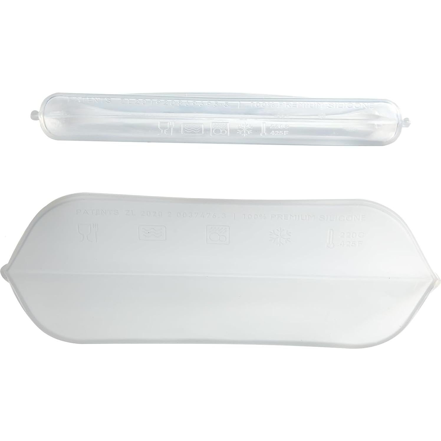 Bolsas de Silicona Reutilizables LILY & EDITH 5 Paquete Blanco