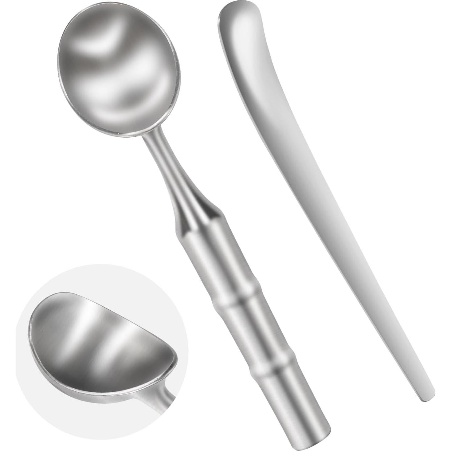 Cucharón de Helado Acero Inoxidable YueMiEco - Mango Ergonómico