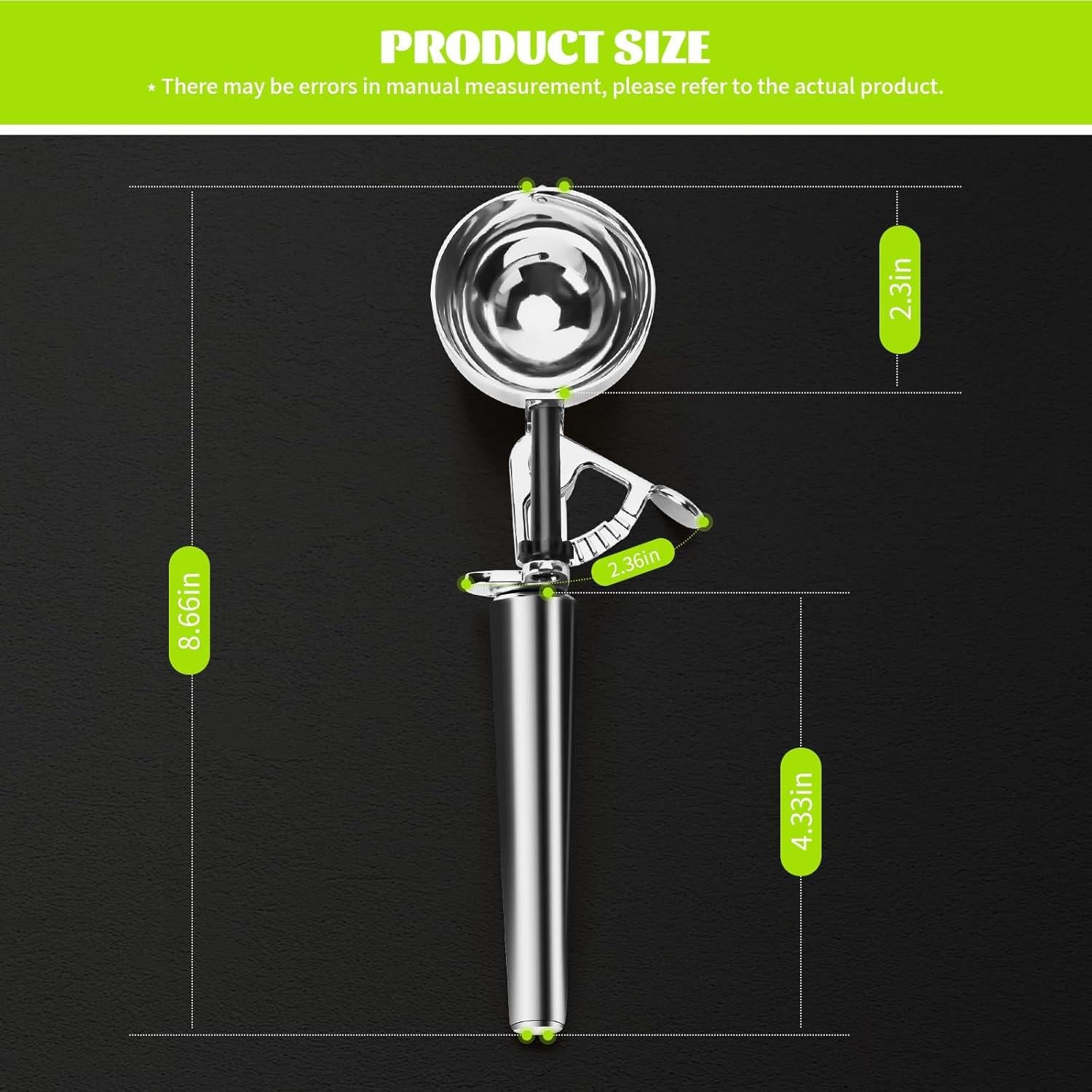 Cuchara para Masa de Galletas 60 ml PTAHON Acero Inoxidable