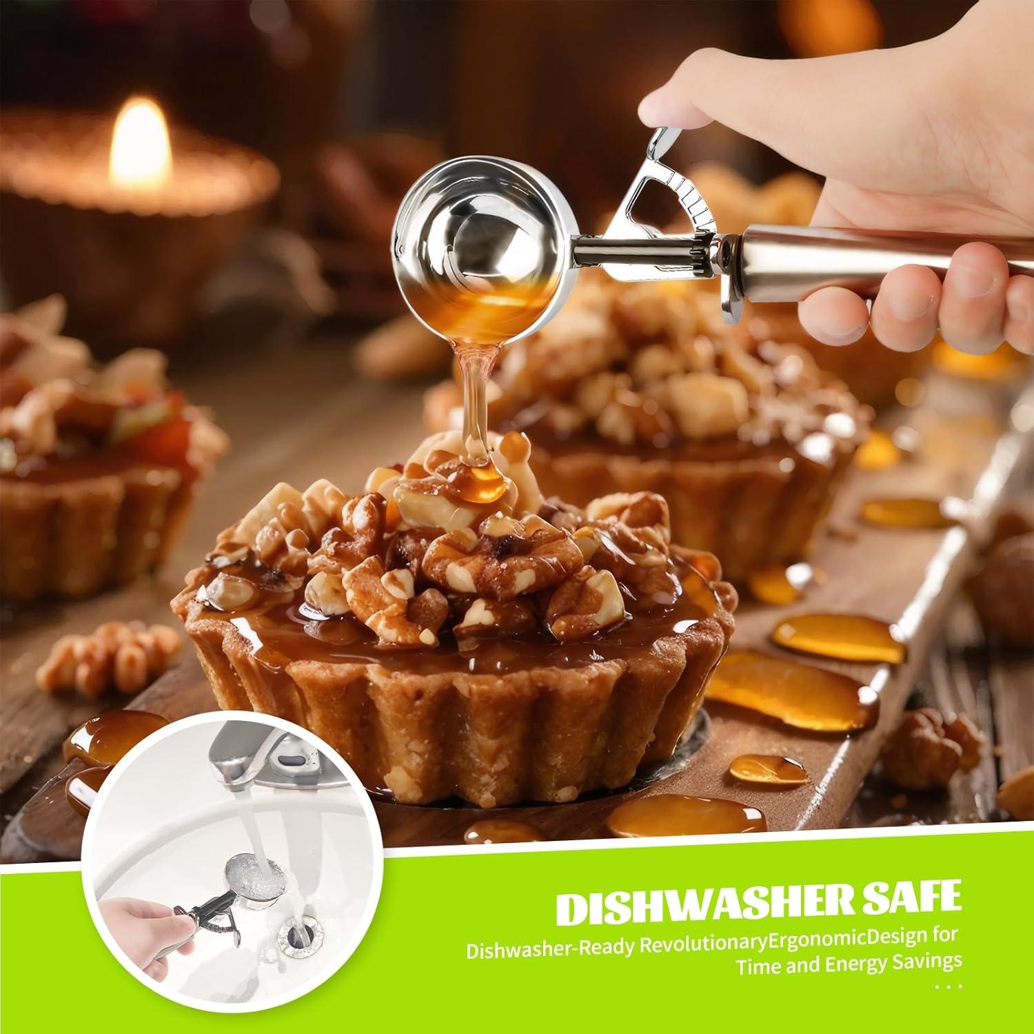 Cuchara para Masa de Galletas 60 ml PTAHON Acero Inoxidable