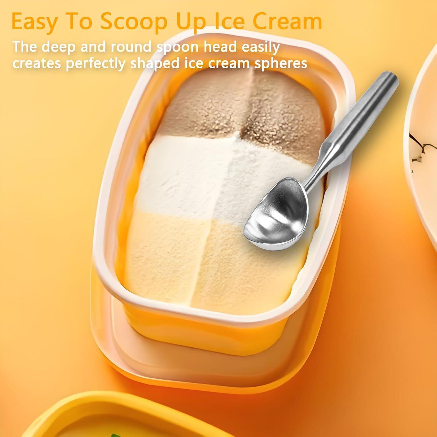 Cucharón de Helado de Acero Inoxidable ICEICE 21cm Ergonómico