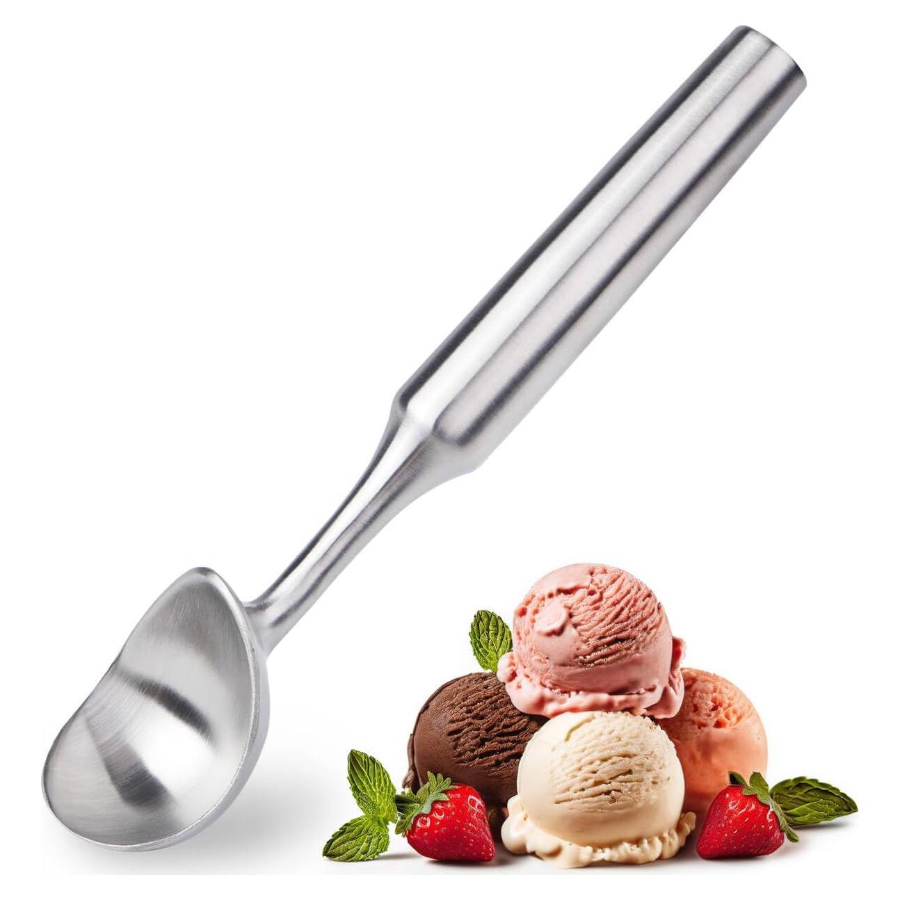 Cucharón de Helado Acero Inoxidable Saebye 158g Diseño Sin Costuras