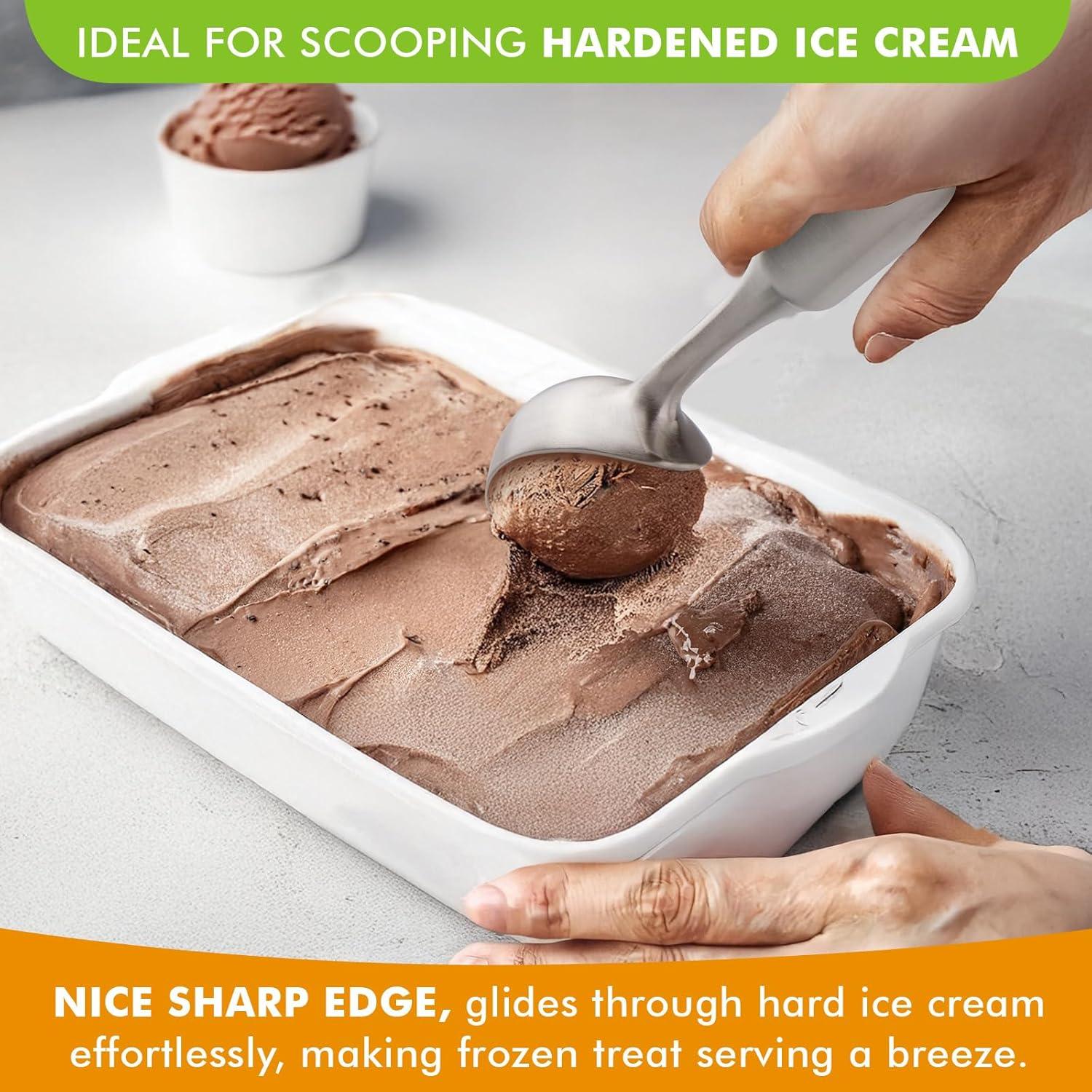 Cucharón de Helado Acero Inoxidable Saebye 158g Diseño Sin Costuras