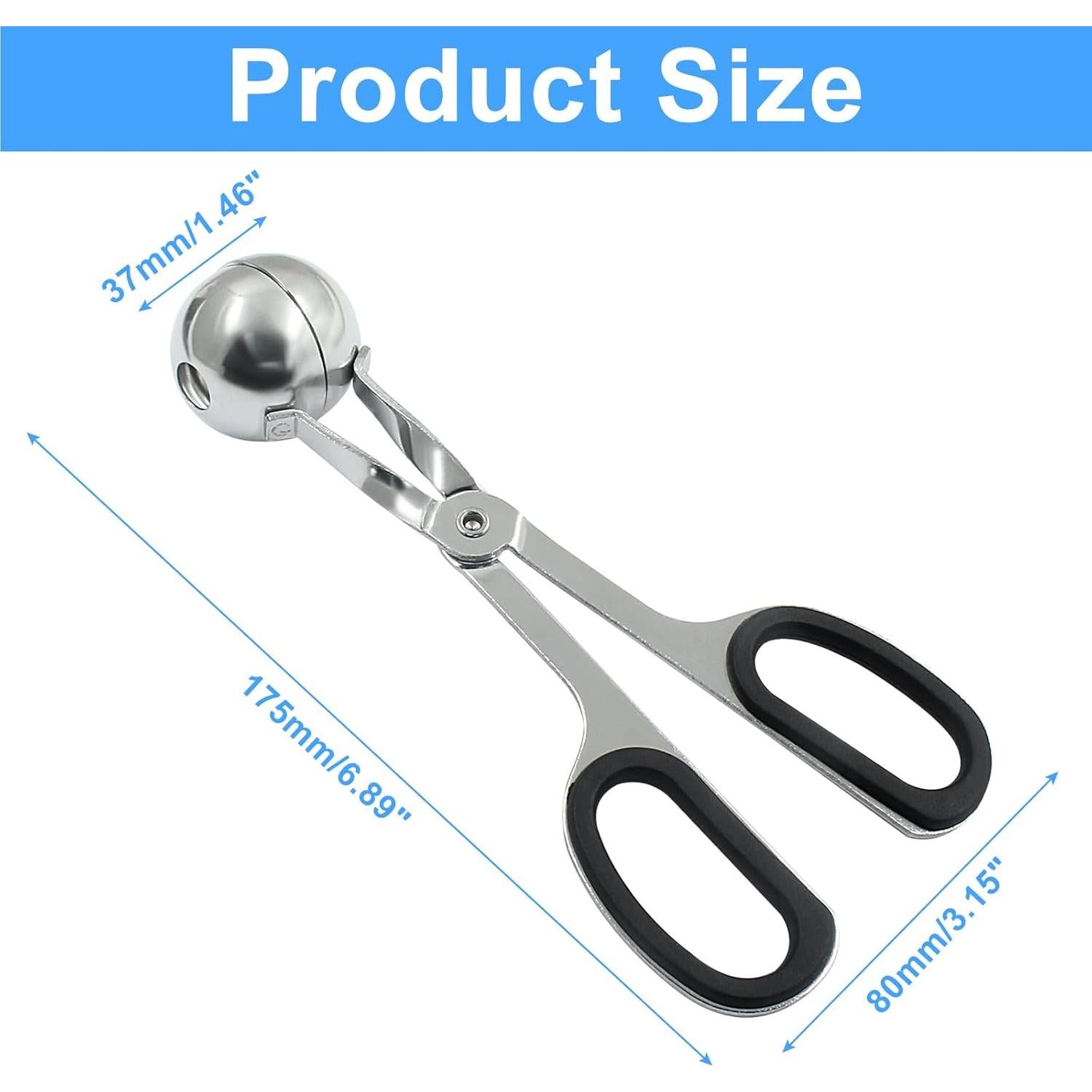 Fabricante de Albóndigas Piutouyar de Acero Inoxidable 3.3 cm