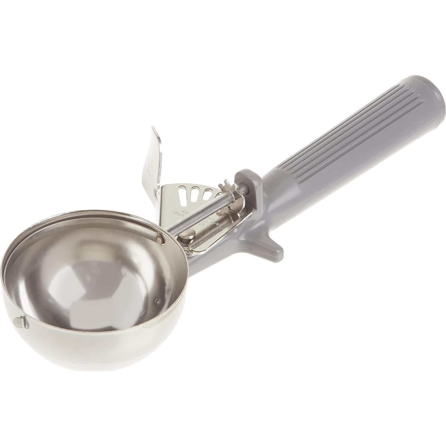 Disher de Helado Winco ICOP-8 4 oz Mango Gris Acero Inoxidable