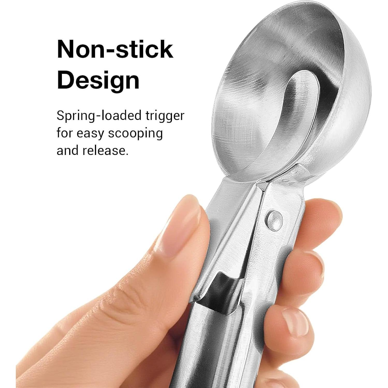 Juego de Cucharas para Helado Trigger Taijing - Acero Inoxidable