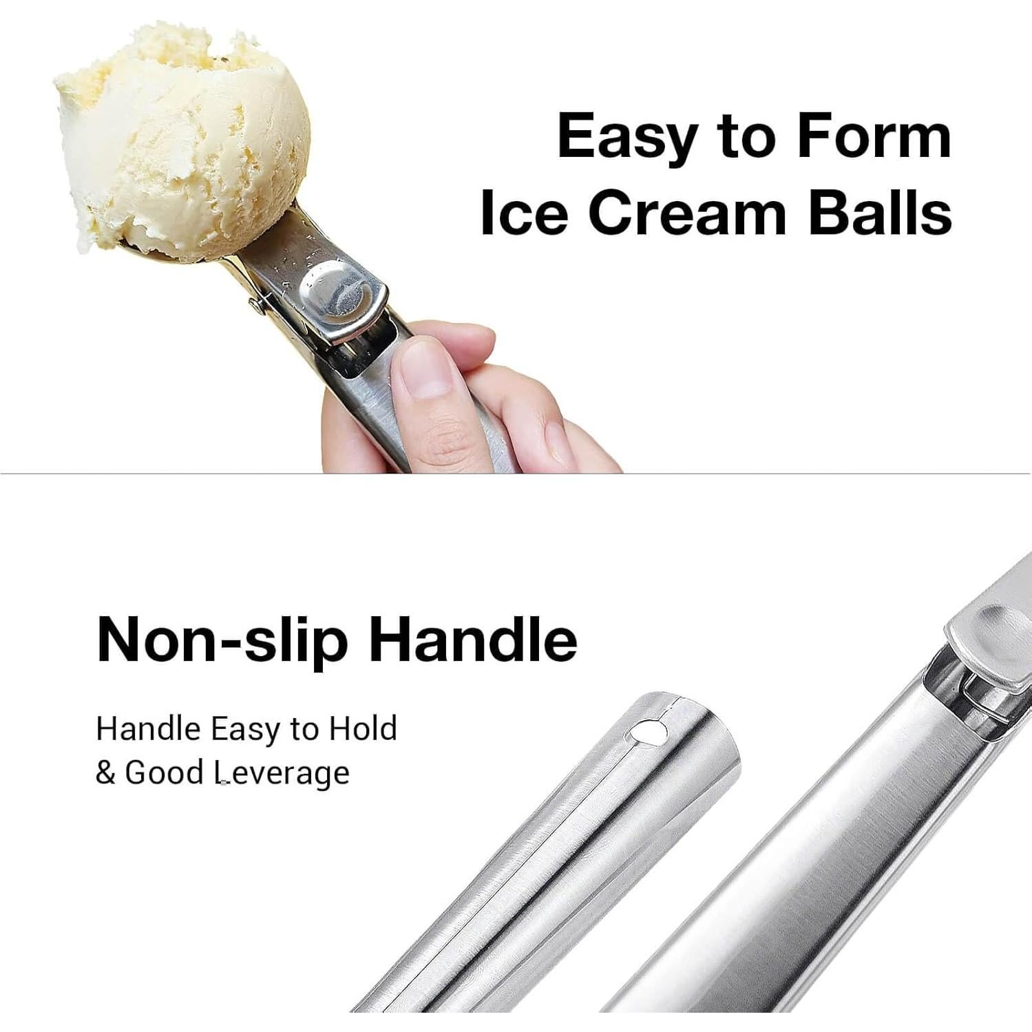 Juego de Cucharas para Helado Trigger Taijing - Acero Inoxidable