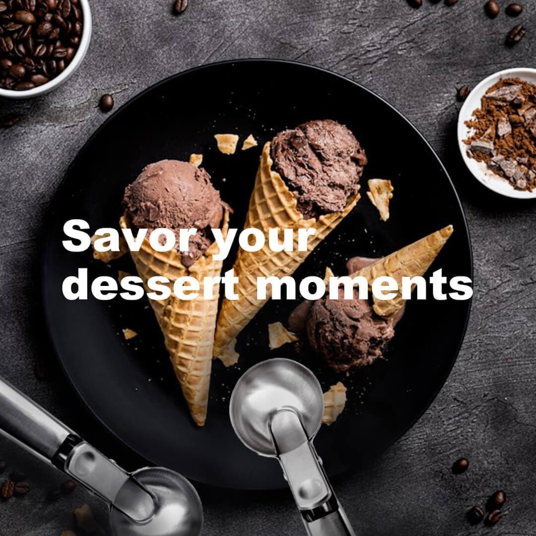 Juego de Cucharas para Helado Trigger Taijing - Acero Inoxidable