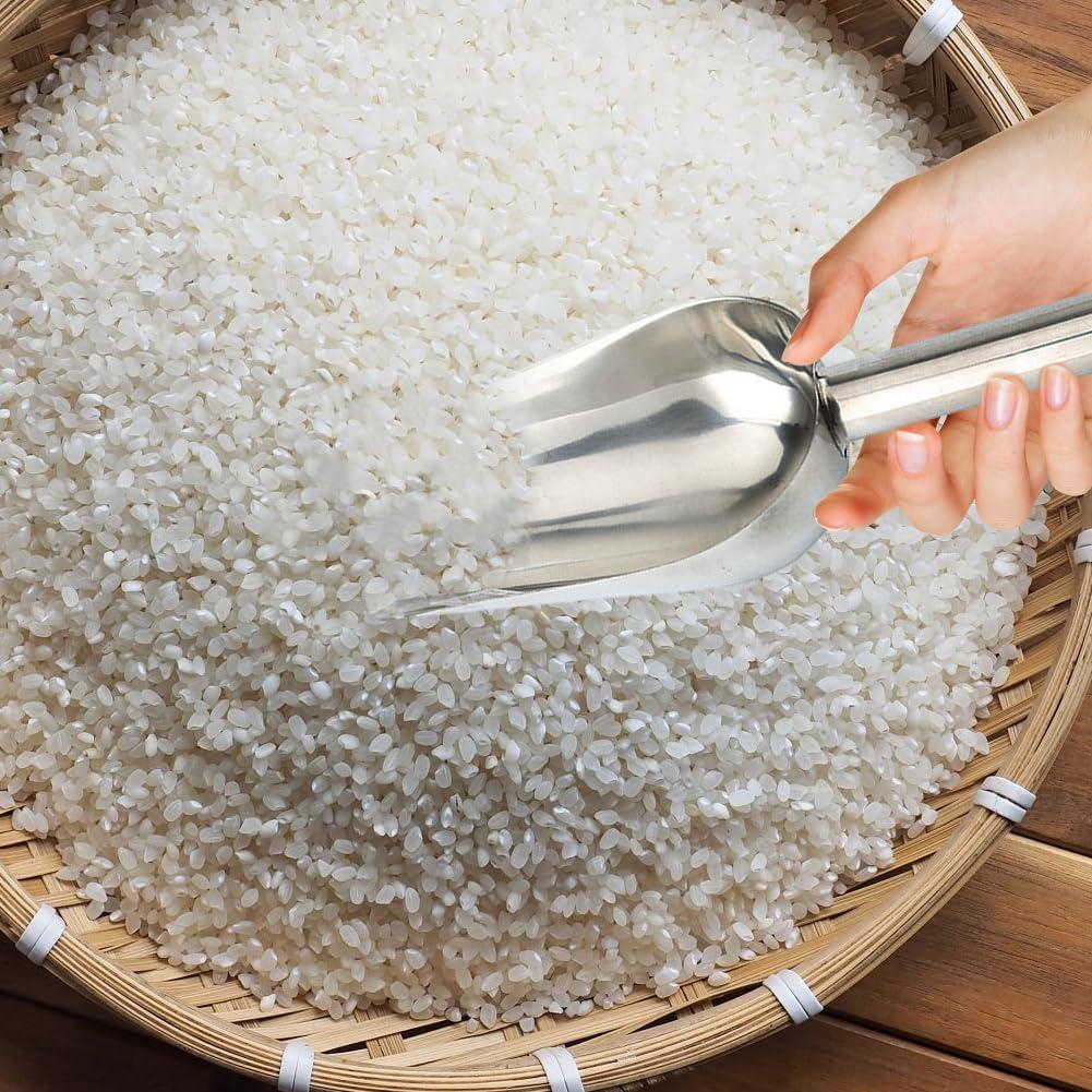 2 Cucharones de Hielo de Acero Inoxidable Saycker 20cm