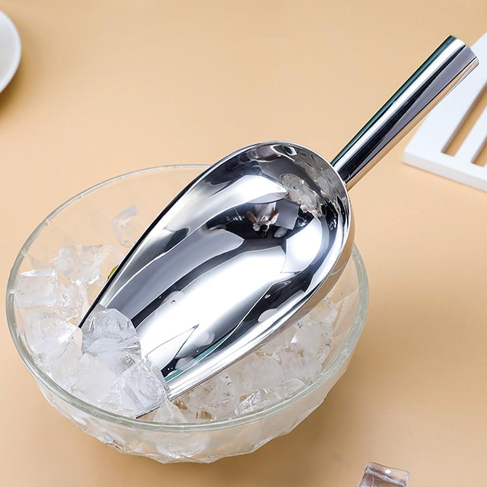 2 Cucharones de Hielo de Acero Inoxidable Saycker 20cm